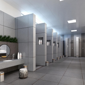 现代大众浴池3D模型下载